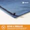 6 Pack: VELCRO® Brand Sticky Back for Fabrics Black Rectangle Fastener